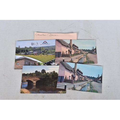 345 - POSTCARDS, a tray containing postcards to various towns and villages in the South-West of England, a... 