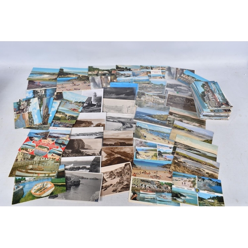 345 - POSTCARDS, a tray containing postcards to various towns and villages in the South-West of England, a... 