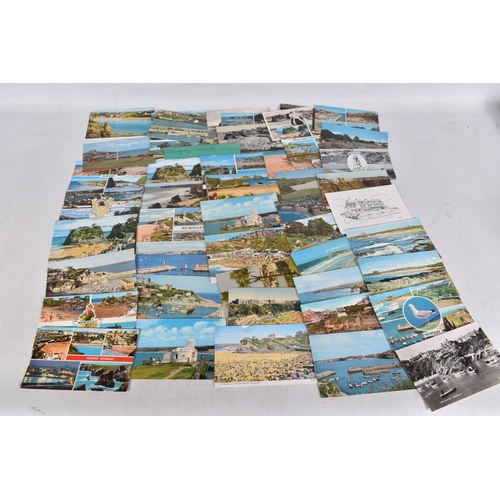 346 - POSTCARDS, a tray containing postcards to various towns and villages in the South-West of England, a... 