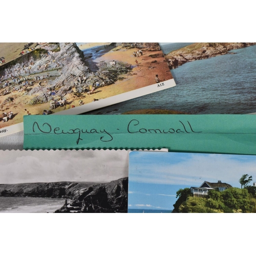 346 - POSTCARDS, a tray containing postcards to various towns and villages in the South-West of England, a... 