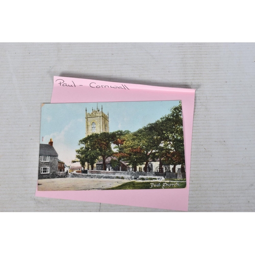 347 - POSTCARDS, a tray containing postcards to various towns and villages in the South-West of England, a... 