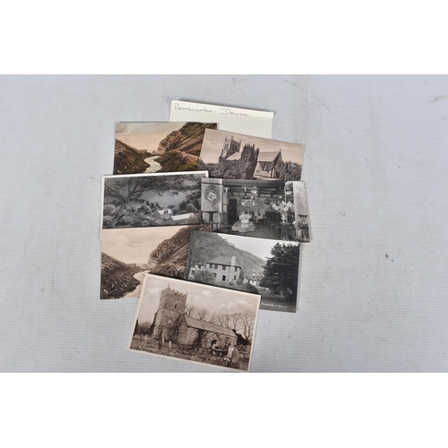 347 - POSTCARDS, a tray containing postcards to various towns and villages in the South-West of England, a... 