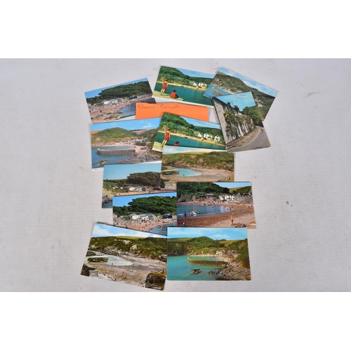 348 - POSTCARDS, a tray containing postcards to various towns and villages in the South-West of England, a... 