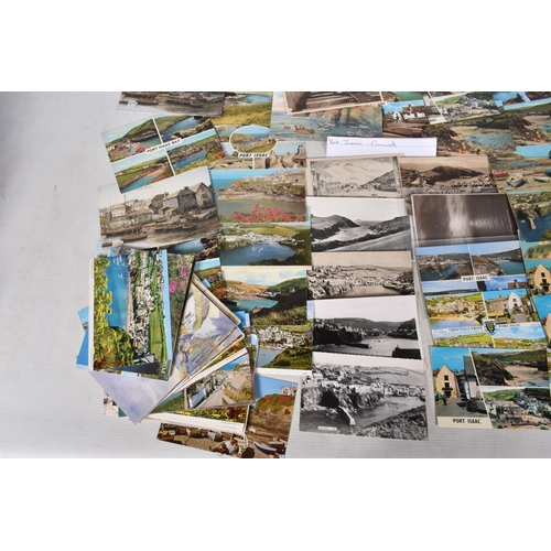 349 - POSTCARDS, a tray containing postcards to various towns and villages in the South-West of England, a... 