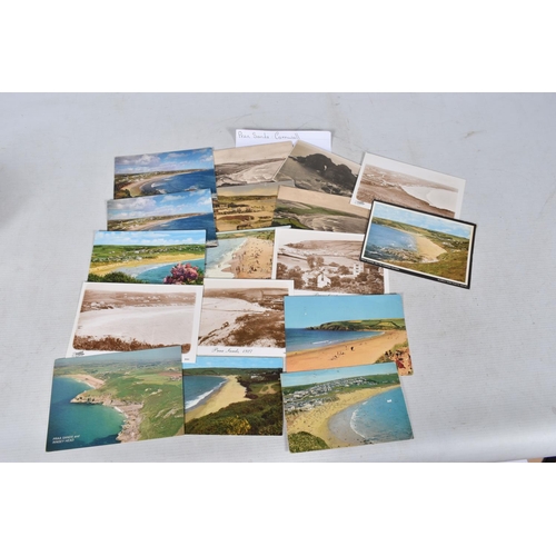 349 - POSTCARDS, a tray containing postcards to various towns and villages in the South-West of England, a... 