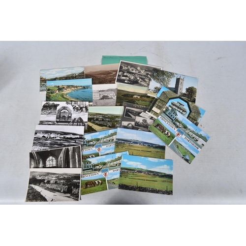 349 - POSTCARDS, a tray containing postcards to various towns and villages in the South-West of England, a... 