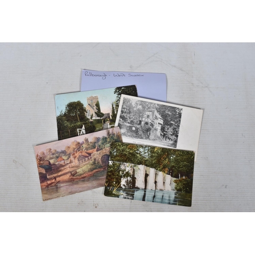 349 - POSTCARDS, a tray containing postcards to various towns and villages in the South-West of England, a... 