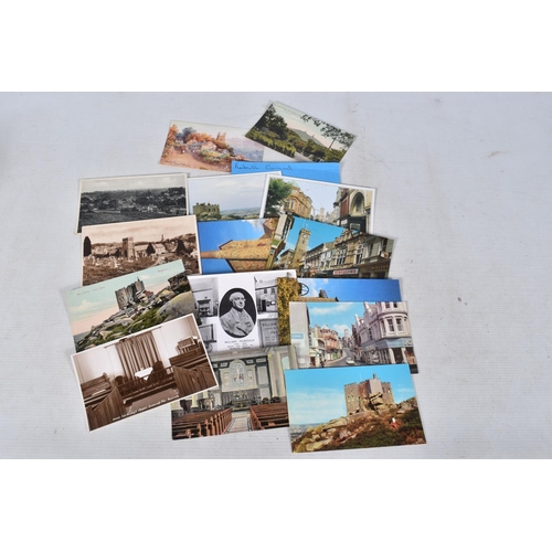 349 - POSTCARDS, a tray containing postcards to various towns and villages in the South-West of England, a... 