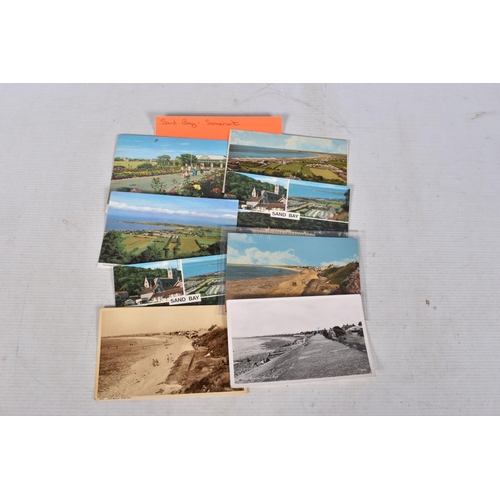 349 - POSTCARDS, a tray containing postcards to various towns and villages in the South-West of England, a... 