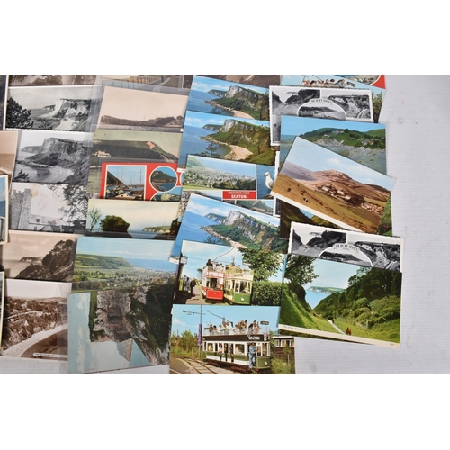 349 - POSTCARDS, a tray containing postcards to various towns and villages in the South-West of England, a... 