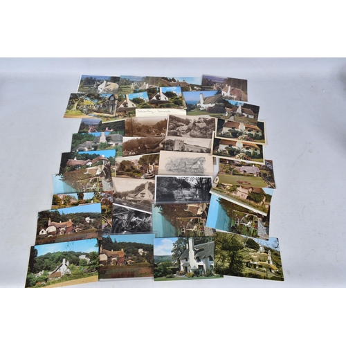 349 - POSTCARDS, a tray containing postcards to various towns and villages in the South-West of England, a... 