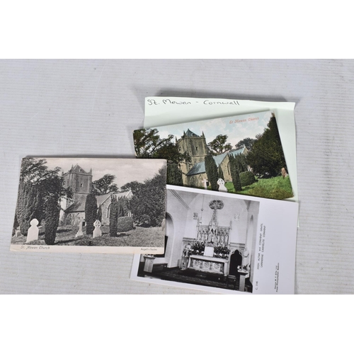 350 - POSTCARDS, a tray containing postcards to various towns and villages in the South-West of England, a... 