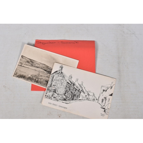 350 - POSTCARDS, a tray containing postcards to various towns and villages in the South-West of England, a... 