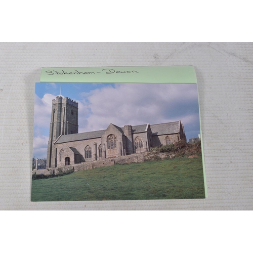 350 - POSTCARDS, a tray containing postcards to various towns and villages in the South-West of England, a... 