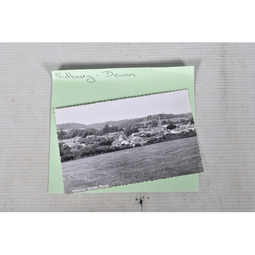 350 - POSTCARDS, a tray containing postcards to various towns and villages in the South-West of England, a... 