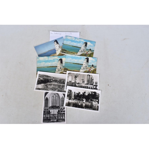 351 - POSTCARDS, a tray containing postcards to various towns and villages in the South-West of England, a... 