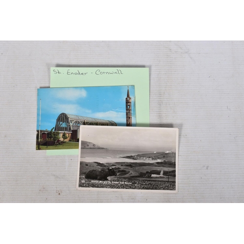 351 - POSTCARDS, a tray containing postcards to various towns and villages in the South-West of England, a... 