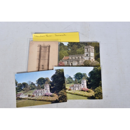 351 - POSTCARDS, a tray containing postcards to various towns and villages in the South-West of England, a... 