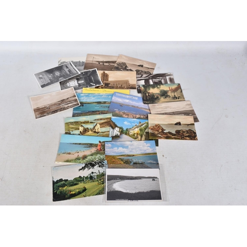 351 - POSTCARDS, a tray containing postcards to various towns and villages in the South-West of England, a... 