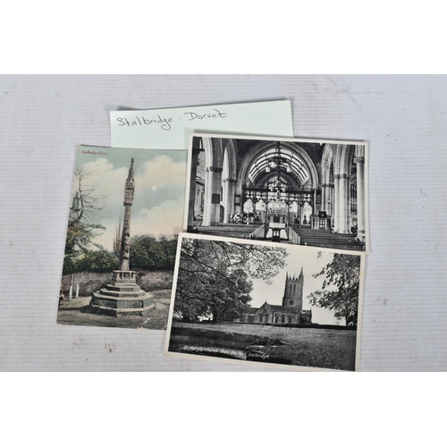 351 - POSTCARDS, a tray containing postcards to various towns and villages in the South-West of England, a... 