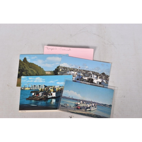 352 - POSTCARDS, a tray containing postcards to various towns and villages in the South-West of England, a... 