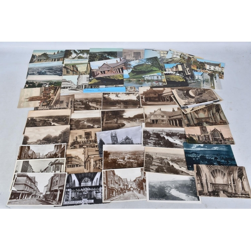 352 - POSTCARDS, a tray containing postcards to various towns and villages in the South-West of England, a... 