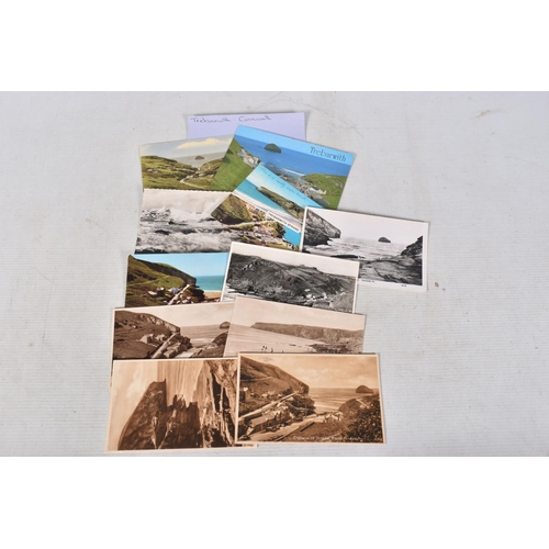 352 - POSTCARDS, a tray containing postcards to various towns and villages in the South-West of England, a... 