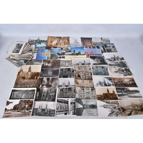 352 - POSTCARDS, a tray containing postcards to various towns and villages in the South-West of England, a... 