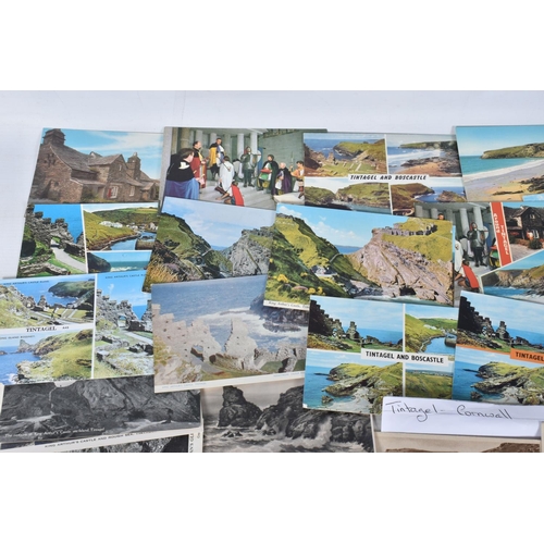 352 - POSTCARDS, a tray containing postcards to various towns and villages in the South-West of England, a... 