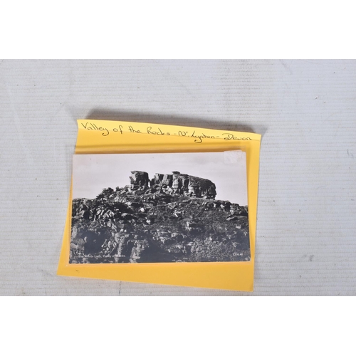 353 - POSTCARDS, a tray containing postcards to various towns and villages in the South-West of England, a... 