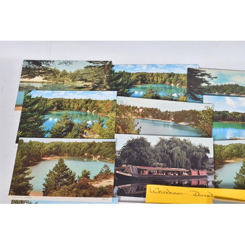 353 - POSTCARDS, a tray containing postcards to various towns and villages in the South-West of England, a... 