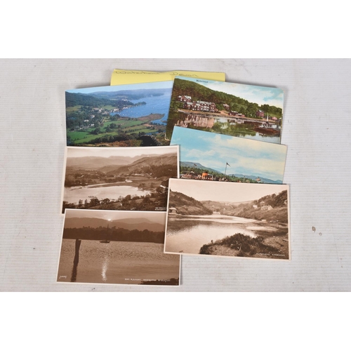 353 - POSTCARDS, a tray containing postcards to various towns and villages in the South-West of England, a... 