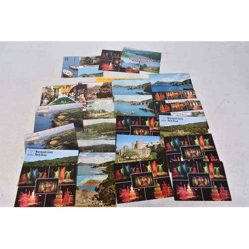 353 - POSTCARDS, a tray containing postcards to various towns and villages in the South-West of England, a... 