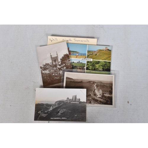 353 - POSTCARDS, a tray containing postcards to various towns and villages in the South-West of England, a... 