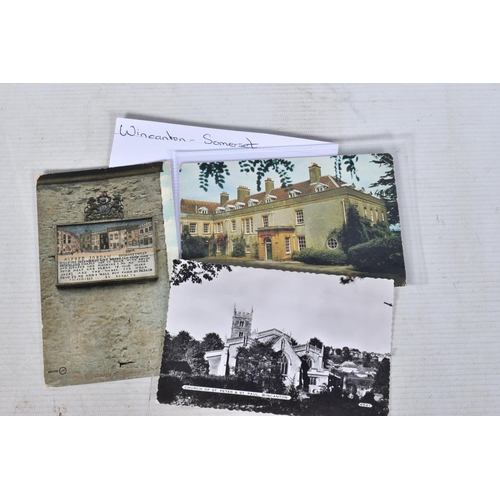 354 - POSTCARDS, a tray containing postcards to various towns and villages in the South-West of England, a... 