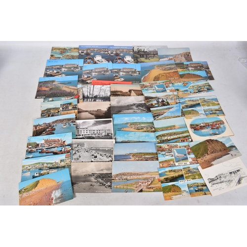 354 - POSTCARDS, a tray containing postcards to various towns and villages in the South-West of England, a... 