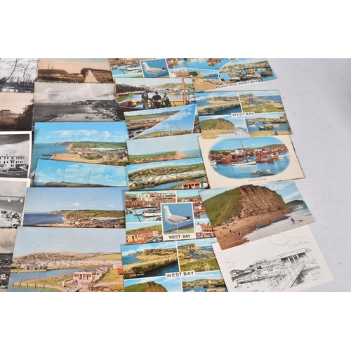 354 - POSTCARDS, a tray containing postcards to various towns and villages in the South-West of England, a... 