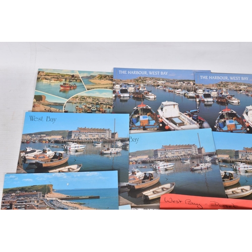 354 - POSTCARDS, a tray containing postcards to various towns and villages in the South-West of England, a... 