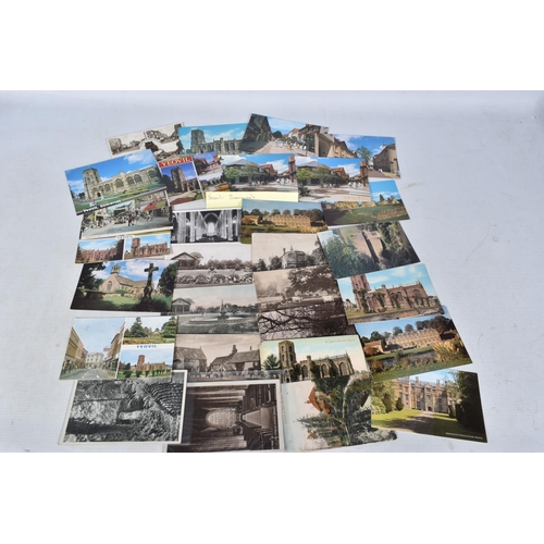 354 - POSTCARDS, a tray containing postcards to various towns and villages in the South-West of England, a... 