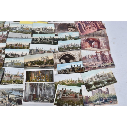 355 - POSTCARDS, a tray containing postcards to various parts of London, approximately 700 to include of t... 