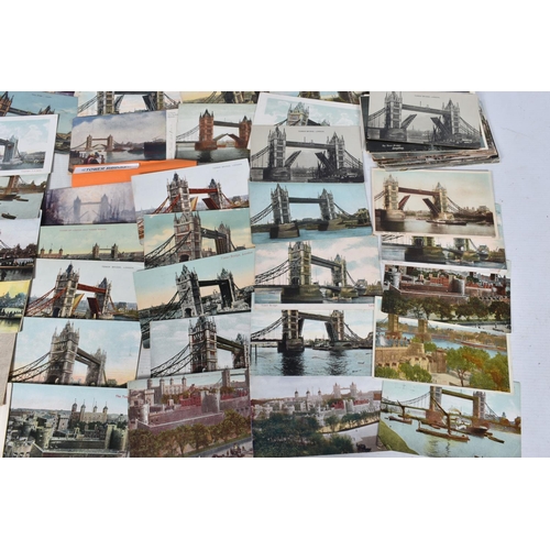 355 - POSTCARDS, a tray containing postcards to various parts of London, approximately 700 to include of t... 