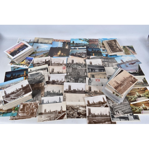 357 - POSTCARDS, a tray containing postcards to various boroughs of London, approximately 900 to include H... 