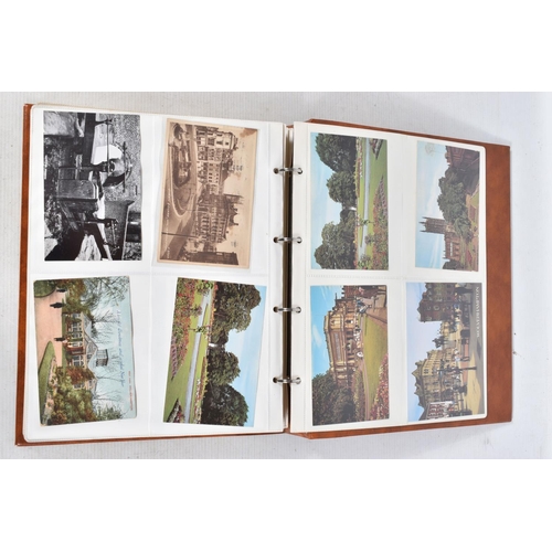 360 - POSTCARDS, Four Albums containing approximately 720* early 20th century and modern Postcards featuri... 