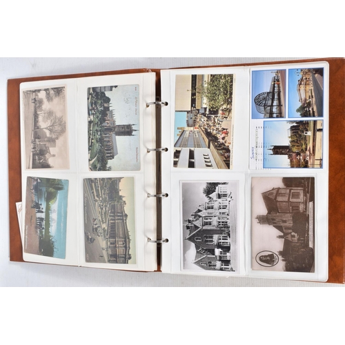 360 - POSTCARDS, Four Albums containing approximately 720* early 20th century and modern Postcards featuri... 