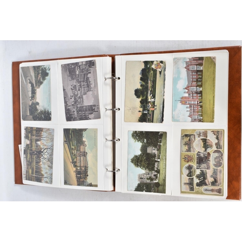 360 - POSTCARDS, Four Albums containing approximately 720* early 20th century and modern Postcards featuri... 