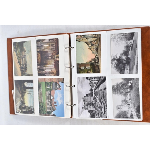 360 - POSTCARDS, Four Albums containing approximately 720* early 20th century and modern Postcards featuri... 