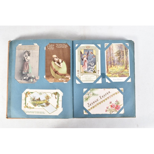 364 - POSTCARDS,  Seven Albums containing approximately 932* early 20th century (Edwardian - 1930's with e... 