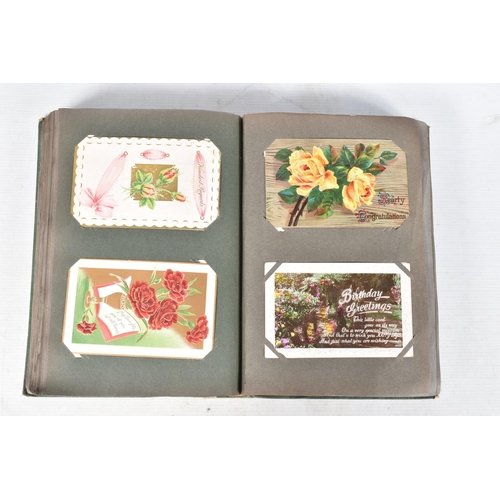 367 - POSTCARDS, Two Albums containing approximately 645* early 20th century (Edwardian - 1920's with exce... 