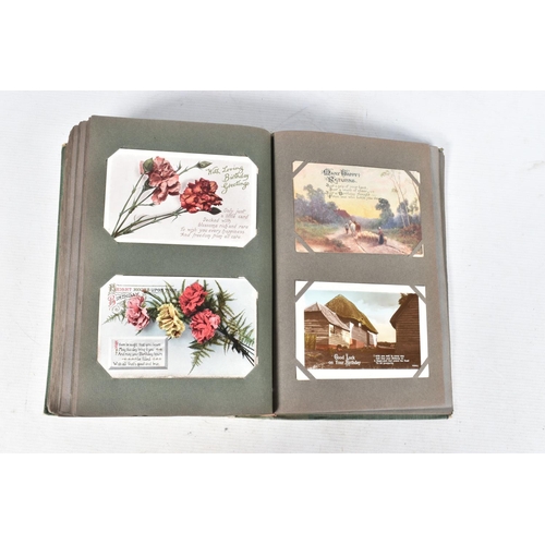 367 - POSTCARDS, Two Albums containing approximately 645* early 20th century (Edwardian - 1920's with exce... 