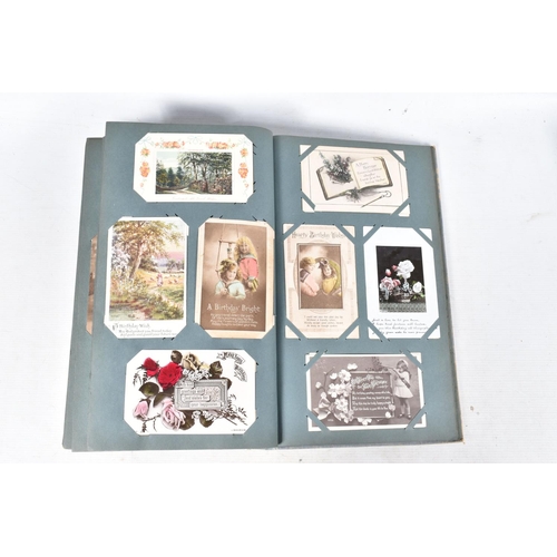 367 - POSTCARDS, Two Albums containing approximately 645* early 20th century (Edwardian - 1920's with exce... 